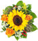 Blumenstrauß - Sonnenblume - Inklusive Grußkarte