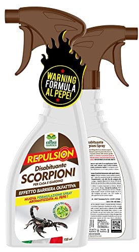 Albagarden - Disabituante Repellente Barriera Per Scorpioni Dissuasore Naturale Per Interno Esterno - Alternativa Bio a Insetticida Veleno Anti Scorpione No Trappole Gel e Ultrasuoni - Spray x 750 Ml