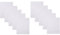 Betz 10 Stück Badvorleger Badematte Badteppich Duschvorleger Frottee Premium 100% Baumwolle Größe 50x70 cm Qualität 650g/m² Farbe weiß