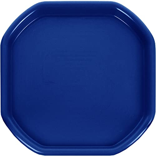 SMALL Multi-Purpose Tuff Spot Tray (70 x 70 cm) – Messy Play, Water Games, Sand Pit, Cement Mixing, Sensory Learning & Outdoor Garden Fun Activity Tray - (Dark Blue)