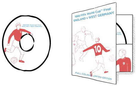 1966 FIFA WORLD CUP FINAL - FULL COLOUR DVD - SIGNED
