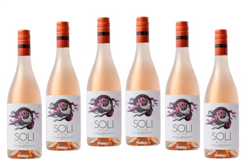Paket von 6 Flaschen ROSE SOLI, 0,75 l, Elenovo, Bulgarien