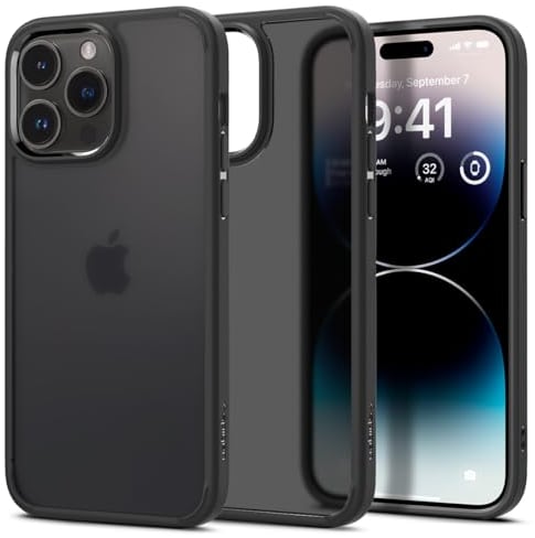 Spigen Ultra Hybrid Case Compatible with iPhone 14 Pro Max - Frost Black