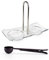 Peugeot Linea Salt and Pepper Mill Tray, Acrylic - With Stainless Steel Spice Scoop & Clip