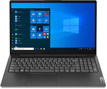 Lenovo V V15 N5100 Notebook 39,6 cm (15.6 Zoll) Full HD Intel Celeron N 8 GB DDR4-SDRAM 256 GB SSD Wi-Fi 5 (802.11ac) Windows 11 Home Schwarz, 82QY003UGE