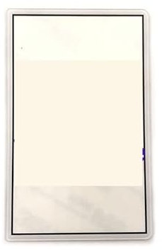 YANHAO [Piezas de Videojuegos] Reemplazo de la Nueva Cubierta de plástico de la Pantalla LCD Superior Superior for Nintendo New 3DS [Reemplazar] (Color : Bianco)