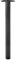 1 Pcs Pieds de Meubles en Alliage D'aluminium Pattes Cylindriques pour Tables Réglables,Jambes de Support en Métal,pour Table à Manger,Bureau de Bar,avec Vis,Personnalisable (120cm(47.2in),Black)