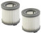 Donkivvy 2 filtri di ricambio per aspirapolvere Delonghi Colombina Pro Midi Hair XLM353.ADC XLM355 XLM408 XLM417 XLM510