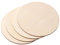 20pcs Rondelles de Bois Rondelles Rondes pour Décoration Sous-verres Artisanat Peinture DIY Diamètre 10cm