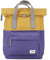 ROKA London Creative Waste Canfield B Kleiner Nylon-Rucksack (Mais/Maulbeere), Maisgelb, Maulbeerviolett