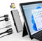 Surface Pro 11 USB Hub, Surface Pro 9 Hub Docking Station with 4K HDMI, USB-C Thunderbolt 4 (8K Video+Data+ PD), 100M RJ45, 2 USB 3.0, SD/TF Card Slot, 3.5mm, Design for Surface 11/10/9/X