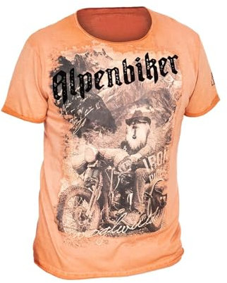 Hangowear Herren T-Shirt Yogi orange 4XL