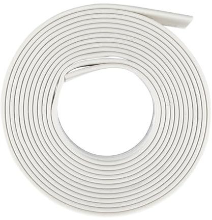 Unifizz Heat Shrink Tubing 7mm Dia 11mm Flat Width 2:1 Ratio Shrinkable Tube Cable Sleeve 1m - White
