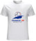 ANGXIAO Men's World Cup France 98 Classic Football Logo Retro T Shirt 2387 White L