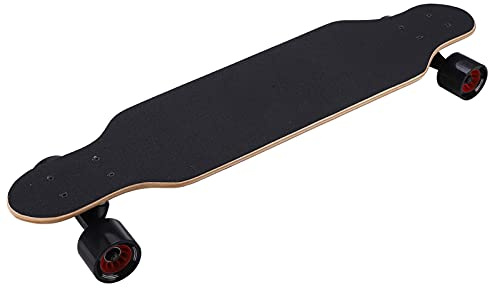 Longboard-, Longboard-, Professionelles Drop-Through-Deck, Vierrädriges Longboard- für Erwachsene mit Amerikanischem Flaggenmuster