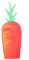 Mipcase Lot De 2 Piquets De Jardin Pour Carottes Pour L'extérieur Pour Pelouse Fournitures De Fête Couleurs