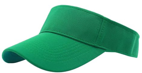 Casquette Visière de Pare Soleil Réglable Unisexe Visière de Golf Tennis de Protection Solaire Chapeau Sport Hat pour Femme Cyclisme Pêche Course Homme 2024 (Vert, Taille unique)