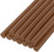 QUARKZMAN 12 Stück Heißklebestifte 11mm x 100mm Heißklebesticks Bunt Heißklebepistole Sticks Heißkleber Klebestifte Klebstoff für DIY Kunsthandwerk AbdichtungBraun