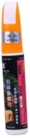 OUNONA Autolackstift Weiß 12ml Kunststoff für Auto Kratzer Reparatur