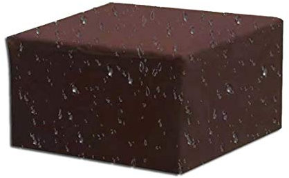 AYBIOSD Abdeckung Gartenmöbel, Wasserdicht Oxford 420D Abdeckhaube Schutzhülle Abdeckplane Für Gartenmöbel Gartentische Schnee, Regen, Staub UV-Beständiges Möbelsets,Kaffee,205x104x71cm