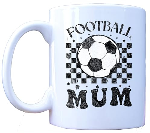 Football Mum Mug – Soccer Mom – Perfect for Football Players Mothers – 11 oz Ceramic Coffee Mug