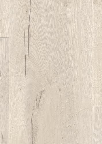 Muster EGGER Aquadura+ Hybridboden EDF187 Halifax Eiche creme 297x246mm