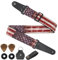 Czzmy Gitarrengurt, Verstellbarer Gitarren-Gurt Gitarrenband Guitar Strap mit Lederenden Plektrum Knöpfe Gitarrenhals Gurt für E-Gitarre Akustikgitarre Bass(1-USA Flag2)