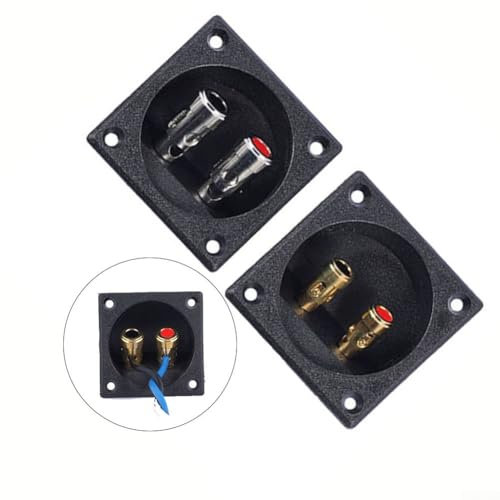 Morsettiera per altoparlanti facile da montare, progettata per applicazioni subwoofer (oro)