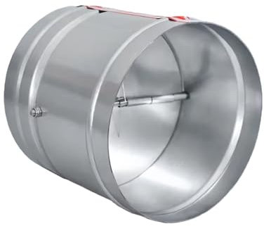 Clapet Anti-retour Rond Galvanisé 80-300 Mm For Conduit D'air, Clapet Anti-retour Étanche For Systèmes De Ventilation(Diameter 80mm)