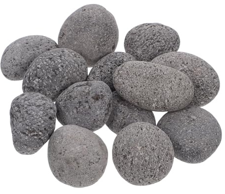 TOYANDONA 1 Sacco di Pietre laviche vulcaniche per braciere - Rocce Decorative riutilizzabili per caminetti - Pietre da Giardino per braciere, caminetti a Gas per Uso ed Esterno