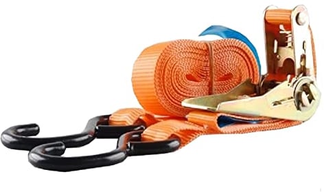 TRUTZHOLM® Profi Ratschen Spanngurt Zurrgurt 2 teilig 5m 800kg mit Ratsche und Haken