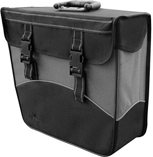 Greenlands Fahrradtasche Packtasche Einkaufstasche Shoppingtasche schwarz weiß (Links)