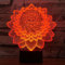 Jinson well 3D lotus Blume Lampe optische Illusion Nachtlicht, 7 Farbwechsel Tisch Schreibtisch Dekoration Lampen mit USB Kabel kreatives Spielzeug
