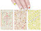 ALLYDREW 3 Sheets Lemon Fruit Cupcakes & Macaroons Nail Art Fruits & Cupcakes Nail Stickers