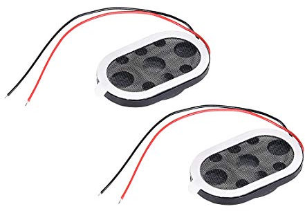 sourcing map 1W 8 Ohm Mini DIY Speaker Replacement Loudspeaker 15mmx24mm 2pcs