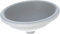 Keramag Geberit VariForm Unterbauwaschtisch oval, 420x330mm, ohne Hahnloch, ohne Überlauf, Farbe: Weiß - 500.751.01.2