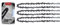 EXCELFU 3 Pack 14 inch Chainsaw Chains 3/8 LP .043 Inch 52 Drive Links fits EGO 14-Inch Chain Saw Models CS1401/CS1400 Ryobi, Echo