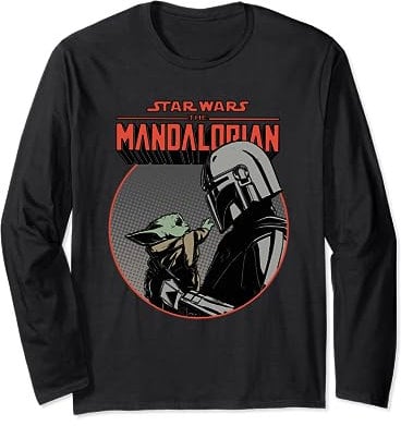 Star Wars The Mandalorian Mando and the Child Retro Long Sleeve T-Shirt