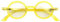 LONDON MOLE Brillen | Moley-Lesebrille | Runde Lesebrille | Coole Leser | Stilvolle Lesebrille | Herren Damen Unisex | Federscharniere | Transparentes Rot | + 2,5 Vergrößerung