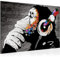 Runa Art Bild Affe mit Kopfhörer Modern Wandbilder Loft Wohnzimmer 1 Teilig - Made In Germany - Street Art Graffiti Bunt Flur 042515b