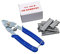 Hog Ring Pliers 600 M Nails Fence Clip Kit Cage Clamp Repair Installation Tools for Animals Cages Wire Fencing Fencing