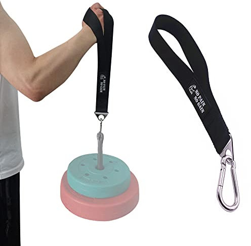 Lights Mountain Arm Wrestling Training Strap Belt Hand Grip Forearm Exerciser Strengthener for Cable Machine and Free Weight