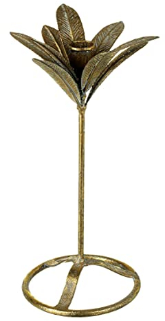 Kerzenständer Antik Gold 39 cm Kerzenhalter Kerzenleuchter