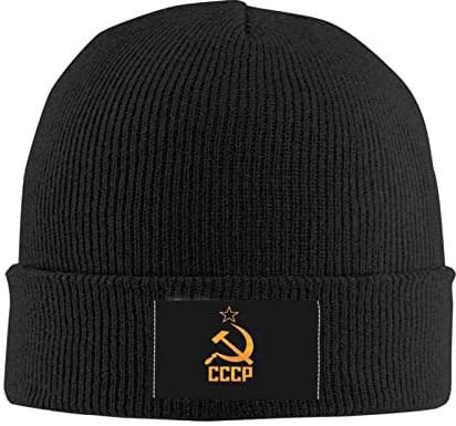 Klassische Beanie Mütze CCCP-Tri-Blend Wintermütze Bequemer Herren Strickmütze Unisex Beanie Mütze Für Winter Herbst Männer