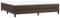 Cadre de lit sans matelas marron 200x200 cm similicuir