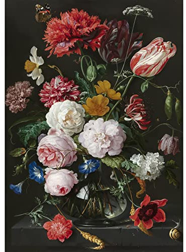 QENSPE Diamond Painting Blumen Diamant Painting Vase 5D Diamond Painting Kit Erwachsene Schmetterling Full Diamant Bilder Kinder Malerei Stickerei Set Kreuzstich Bilder Home Wand Dekor 30x40cm