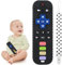WUJUN Baby Teether Toy Chew Toy for Babies 3-24 Months TV Remote Control Shape Teething Relief Baby Toys for Infants (Black)