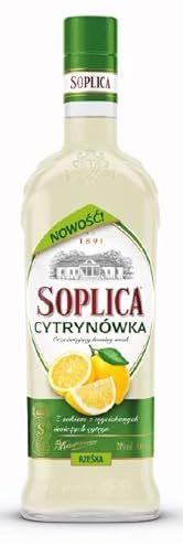 SOPLICA - Polish LEMON Vodka - Natural Ingredients - For Shots & Cocktails - 28% Alcohol - 500 ml