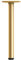 1 Stück Metall Möbelfüße Ø60 mm Verstellbare Tischbeine Aluminiumlegierung Möbel Füße Stützfüsse für Bar,Esstisch,Schreibtisch,Werkbank,mit Schrauben,Gold,Anpassbar (75cm(29.5in))