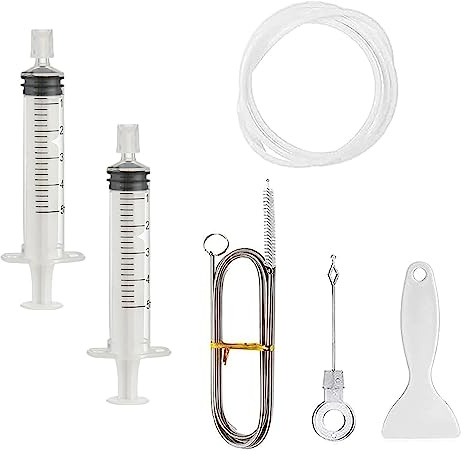 6Pcs Fridge Drain Hole Cleaning Tools, Pipe Cleaners Scraper Cleaning Kit | Full Multi-Piece Kit, Reusable and Save Money, Flexible Cleaning Brush, Wide Application, Simple Manual Operation Flow